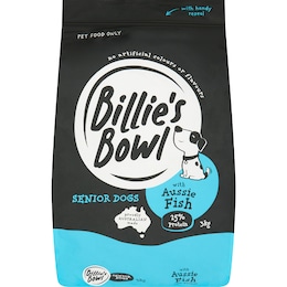 Billie's Bowl Senior Dry Dog Food With Aussie Fish 3kg – Woolworths