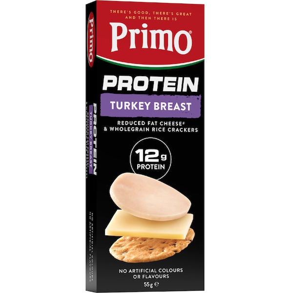 Primo Protein Snack Roast Turkey Cheese & Crackers 55g