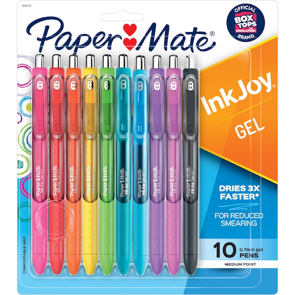 Paper Mate Inkjoy Gel Pens 10 pack