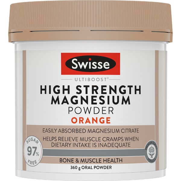 Swisse Ultiboost High Strength Magnesium Powder Orange 360g