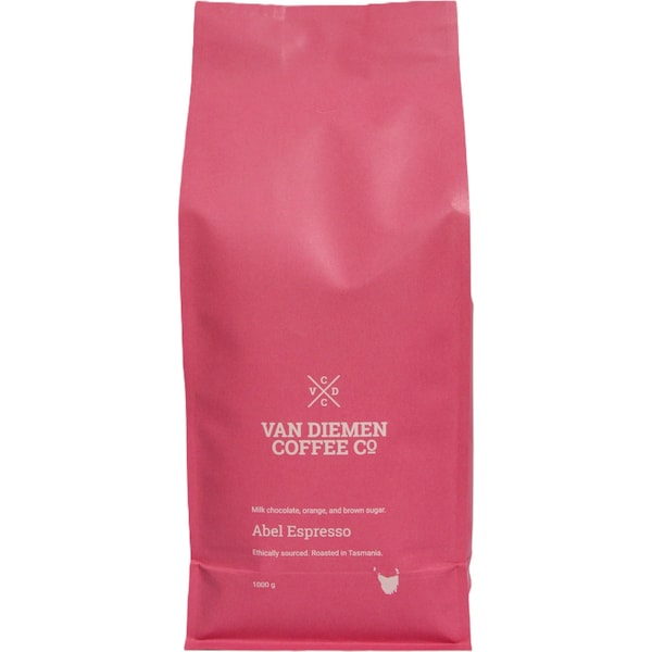 Van Dieman Coffee Co Abel Espresso Coffee Beans 1kg