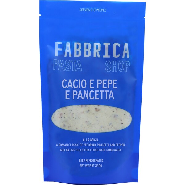 Fabbrica Cacio E Pepe Pancetta Pasta Sauce 350g