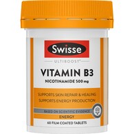 Swisse Ultiboost Vitamin B3 Nicotinamide Tablets