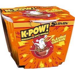 Suimin K Pow Flaming Chicken Noodle Bowl 105g – Woolworths