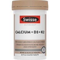 Swisse Ultiboost Calcium + D3 + K2 Tablets