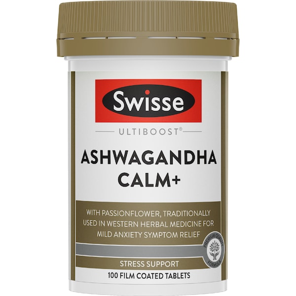 Swisse Ultiboost Ashwagandha Calm+ Tablets 100 pack