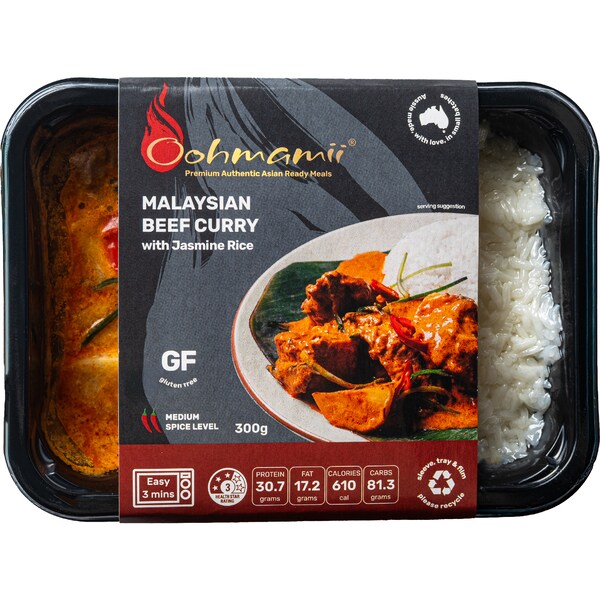 Oohmamii Malaysian Beef Curry 300g