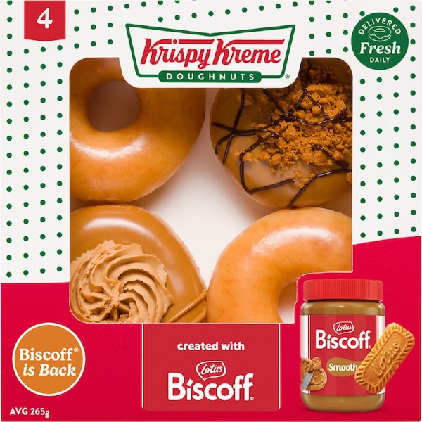 Krispy Kreme Biscoff 4 pack