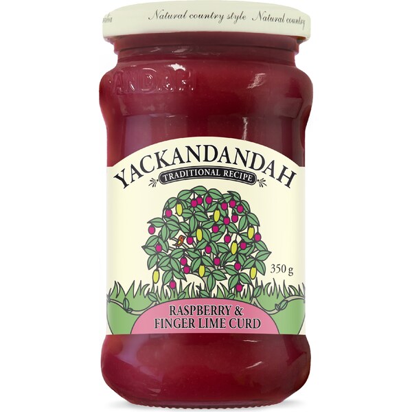 Yackandandah Raspberry & Finger Lime Curd 350g