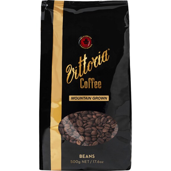 Vittoria Mountain Grown Coffee Beans 500g