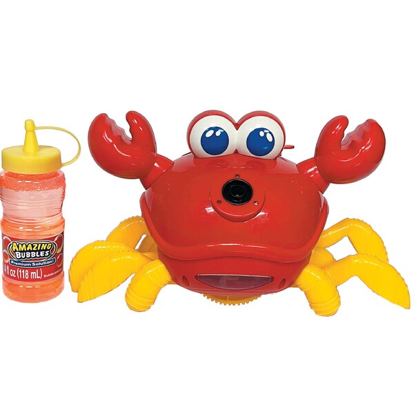 Light Up Crawling Crab Bubble Machine Assorted each
