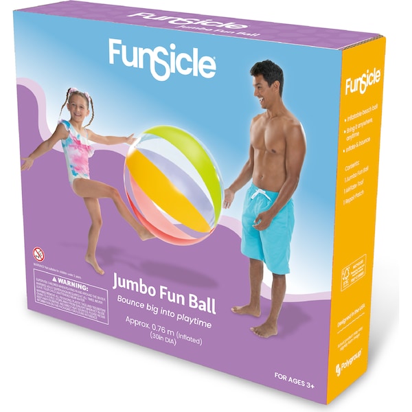 Funsicle Jumbo Fun Inflatable Ball each