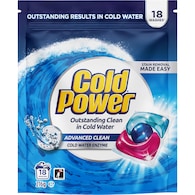 Cold Power Laundry Capsules Advanced Clean