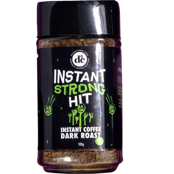 dc Coffee Instant Strong Hit Coffee Dark Roast 100g