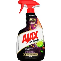 Ajax Luxury Home Trigger Spray Sandalwood & Crushed Lime 750mL – Woolworths