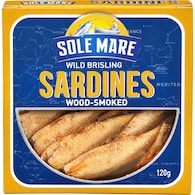 Sole Mare Wild Brisling Sardines Wood Smoked