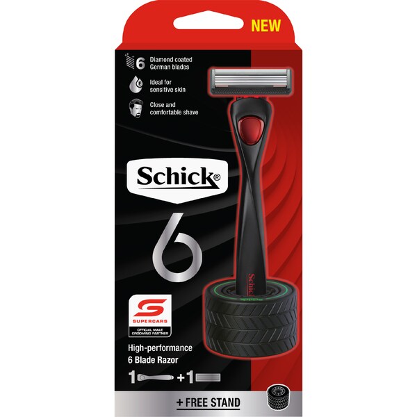 Schick 6 Blade Razor Kit each