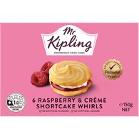 Mr Kipling Raspberry & Creme Shortcake Whirls