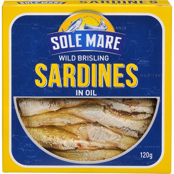 Sole Mare Wild Brisling Sardines In Oil 120g