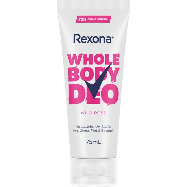 Rexona Women Whole Body Deodorant Cream Wild Rose 75mL