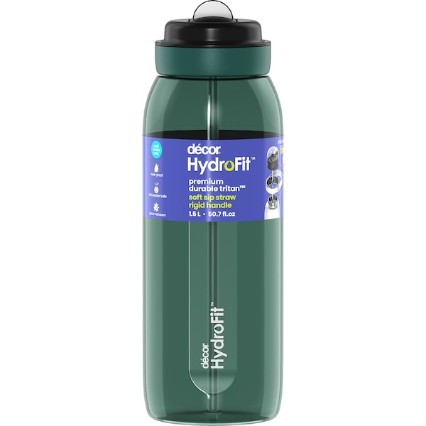 Decor Hydrofit Soft Sip Tritan Bottle Assorted 1.5L each