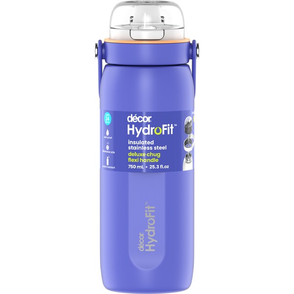 Decor Hydrofit Insulated Deluxe Chug Bottle Assorted 750mL each