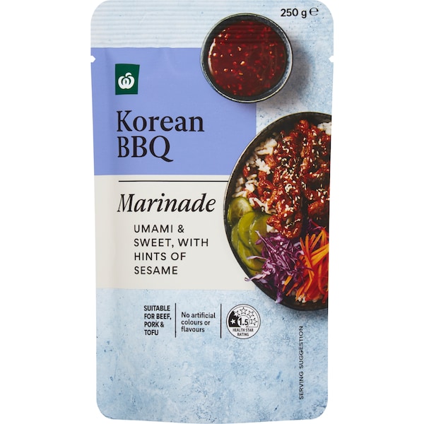 Woolworths Korean BBQ Marinade 250g