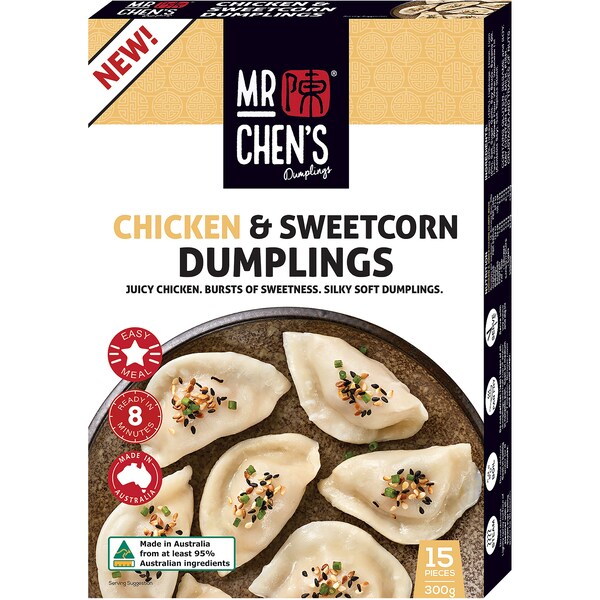 Mr Chen's Chicken & Sweetcorn Dumplings 300g