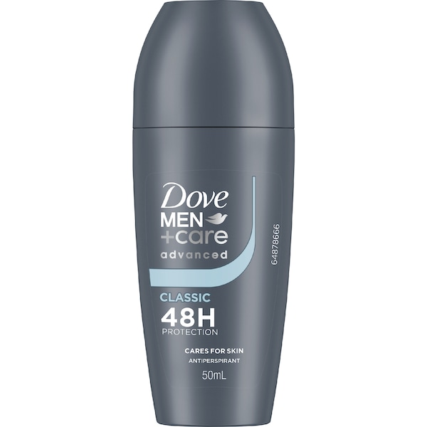Dove Men 48HR Classic Roll On Antiperspirant Deodorant 50mL