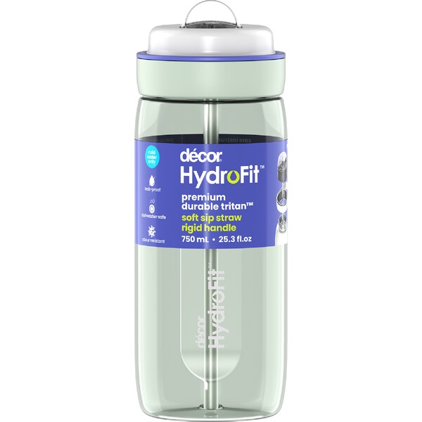 Decor Hydrofit Soft Sip Tritan Bottle Assorted 750mL each