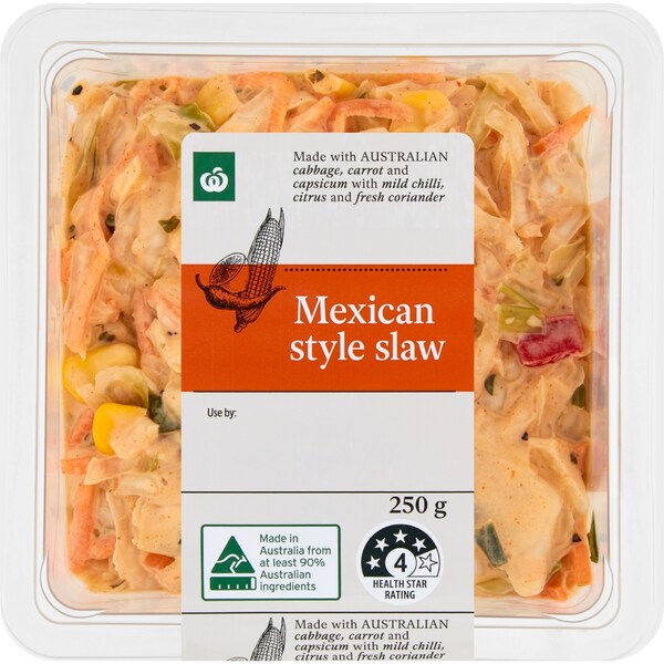Woolworths Mexican Style Slaw 250g