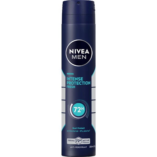 Nivea Men Intense Protection Fresh 72HR Antiperspirant Deodorant 250mL