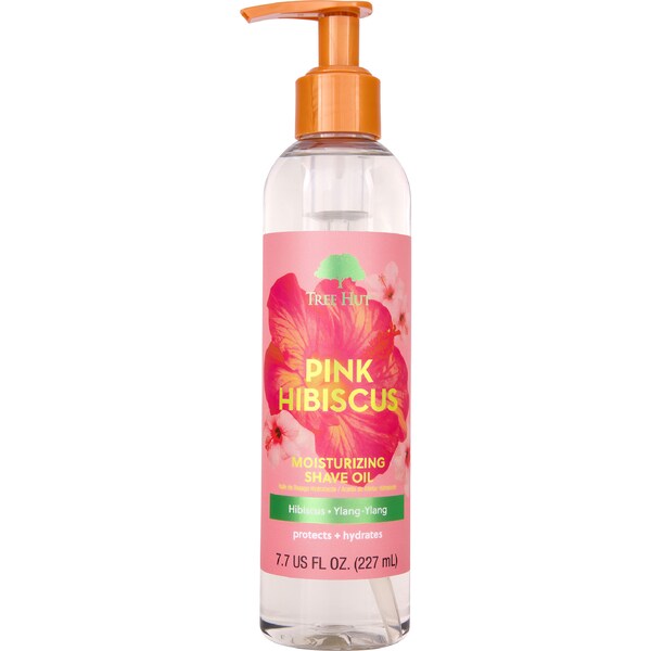 Tree Hut Moisturising Shave Oil Pink Hibiscus 227mL