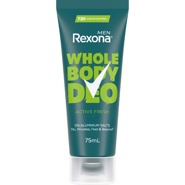 Rexona Men Whole Body Deodorant Cream Active Fresh 75mL