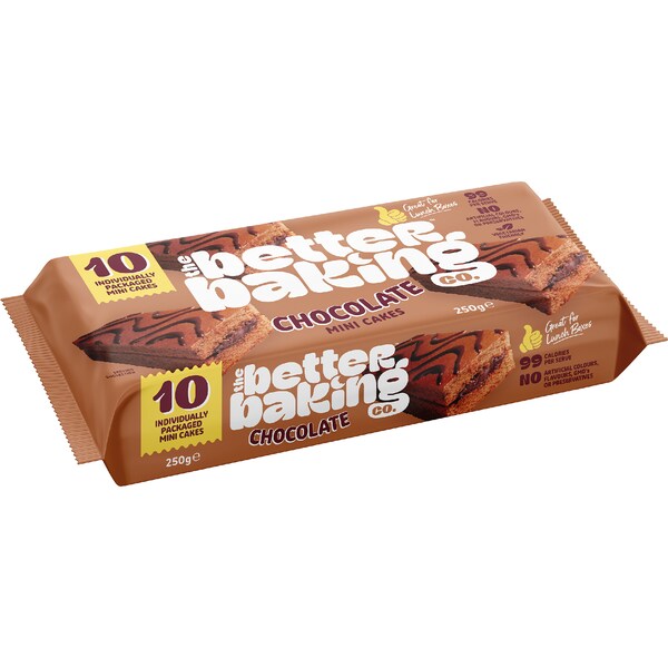 The Better Baking Co. Mini Cakes Chocolate 10 pack