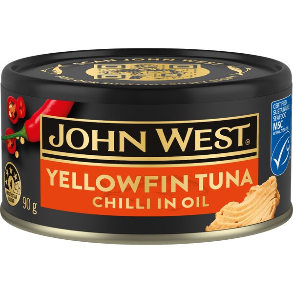 John West Yellowfin Tuna Chilli In Oil 90g