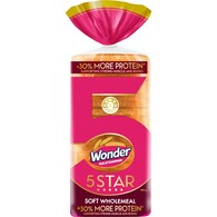 Wonder White 5 Star Soft Wholemeal Loaf