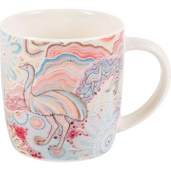 Chernee Sutton Christmas Emu Ceramic Mug each