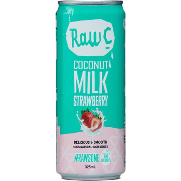Raw C Coconut Milk Strawberry 325mL