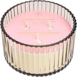 Coastal Retreat Triple Wick Soy Blend Candle Camelia & Pink Lotus 450g – Woolworths
