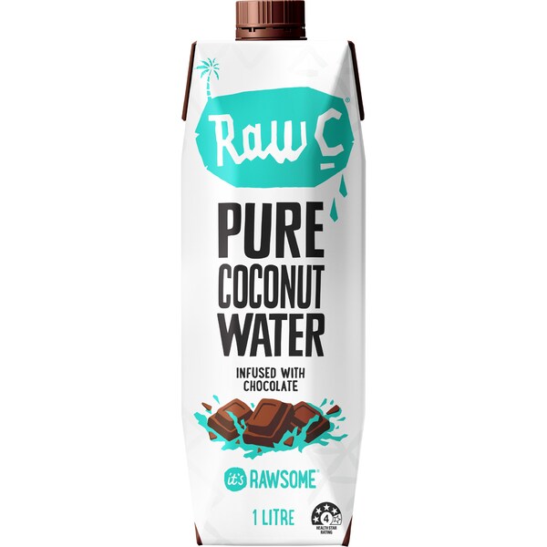 Raw C Pure Coconut Water Infused With Chocolate 1L