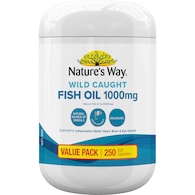 Nature's Way Wild Caught Fish Oil 1000mg Soft Capsules