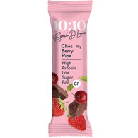 Sarah Di Lorenzo 10:10 High Protein Low Sugar Bar Choc Berry