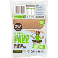 Well & Good Gluten Free Rustic Ciabatta Rolls