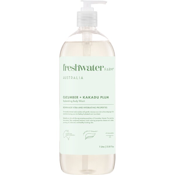 Freshwater Farm Australia Body Wash Cucumber & Kakadu Plum 1L