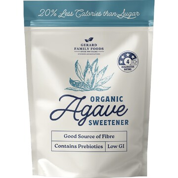 Gerard Family Foods Organic Agave Sweetener Blend 250g | Woolworths