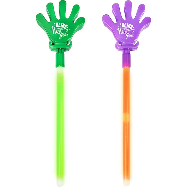 New Year's Eve Glow Clappers 2 pack
