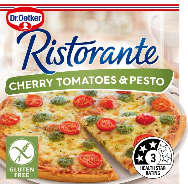 Dr. Oetker Ristorante Gluten Free Cherry Tomatoes & Pesto Pizza 370g