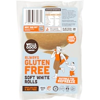 Well & Good Gluten Free Soft White Rolls