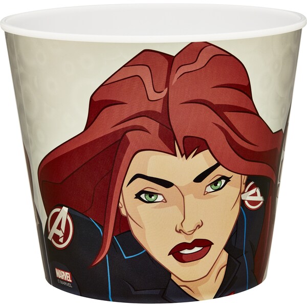 Marvel Heroes Super Disc Collectable Popcorn Bucket Black Widow Each